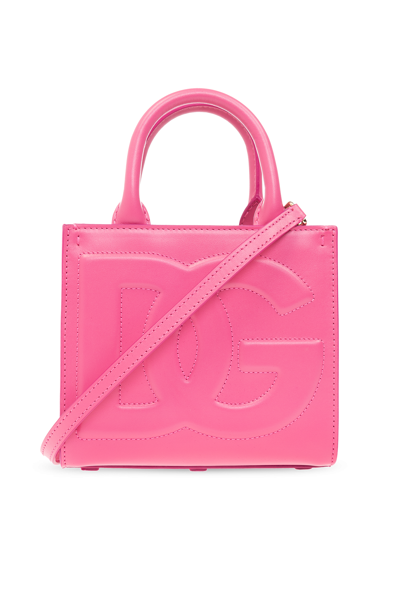 Dolce & Gabbana DG デイリー ハンドバッグ ミニ Dolce & Gabbana - DG Daily Mini leather tote Pale pink - The